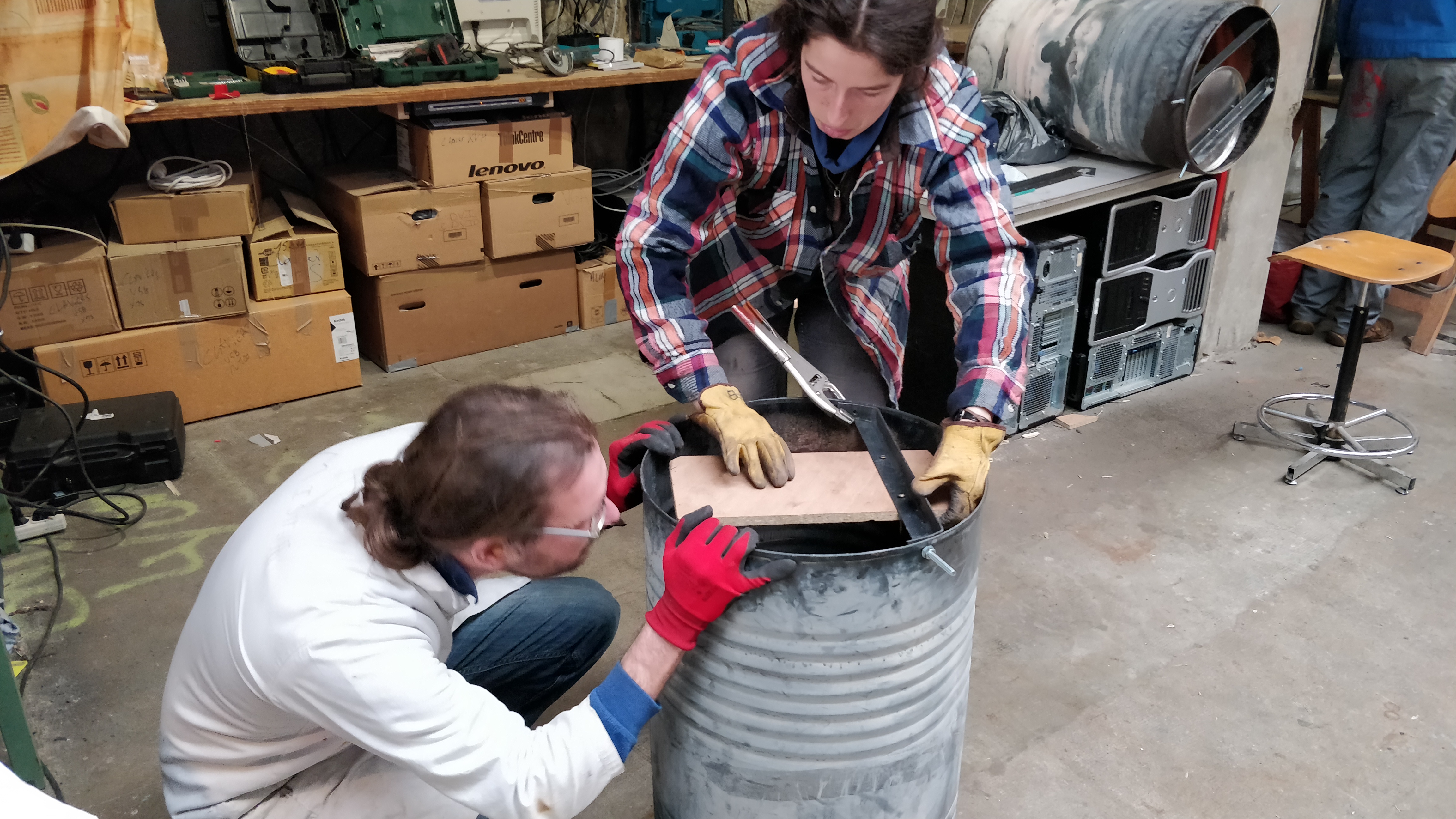 Apprendre à fabriquer un Poêle Cuiseur Rocket – Mont du Lyonnais (69)