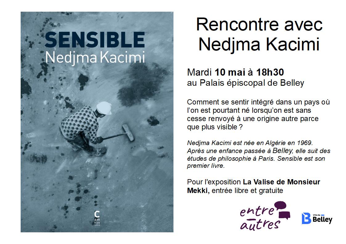 Rencontre avec l’autrice Nedjma Kacimi – Belley (01) Rencontre avec l’autrice Nedjma Kacimi – Belley (01)