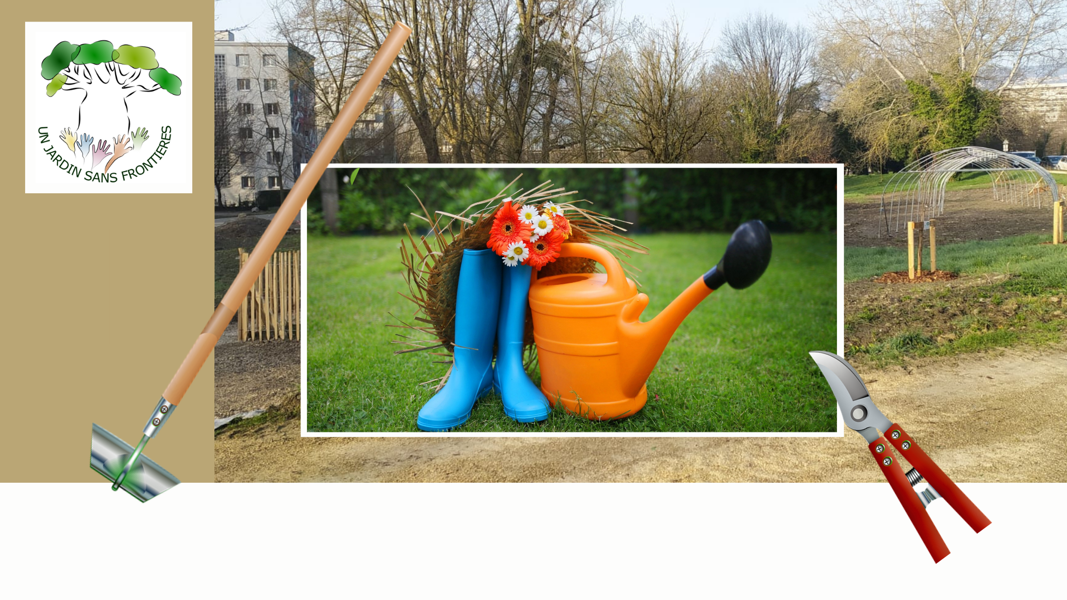 Appel à dons d’outillage pour un jardin solidaire !