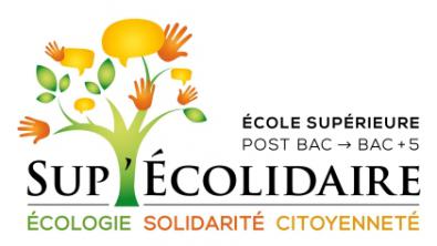 Sup&rsquo;écolidaire – L&rsquo;école de la transition écologique et solidaire