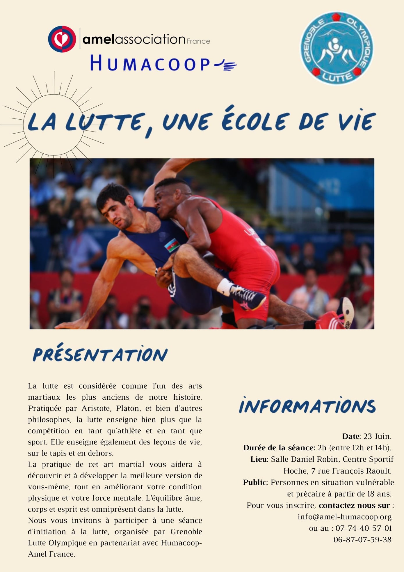 Initiation à la lutte – Grenoble (38)
