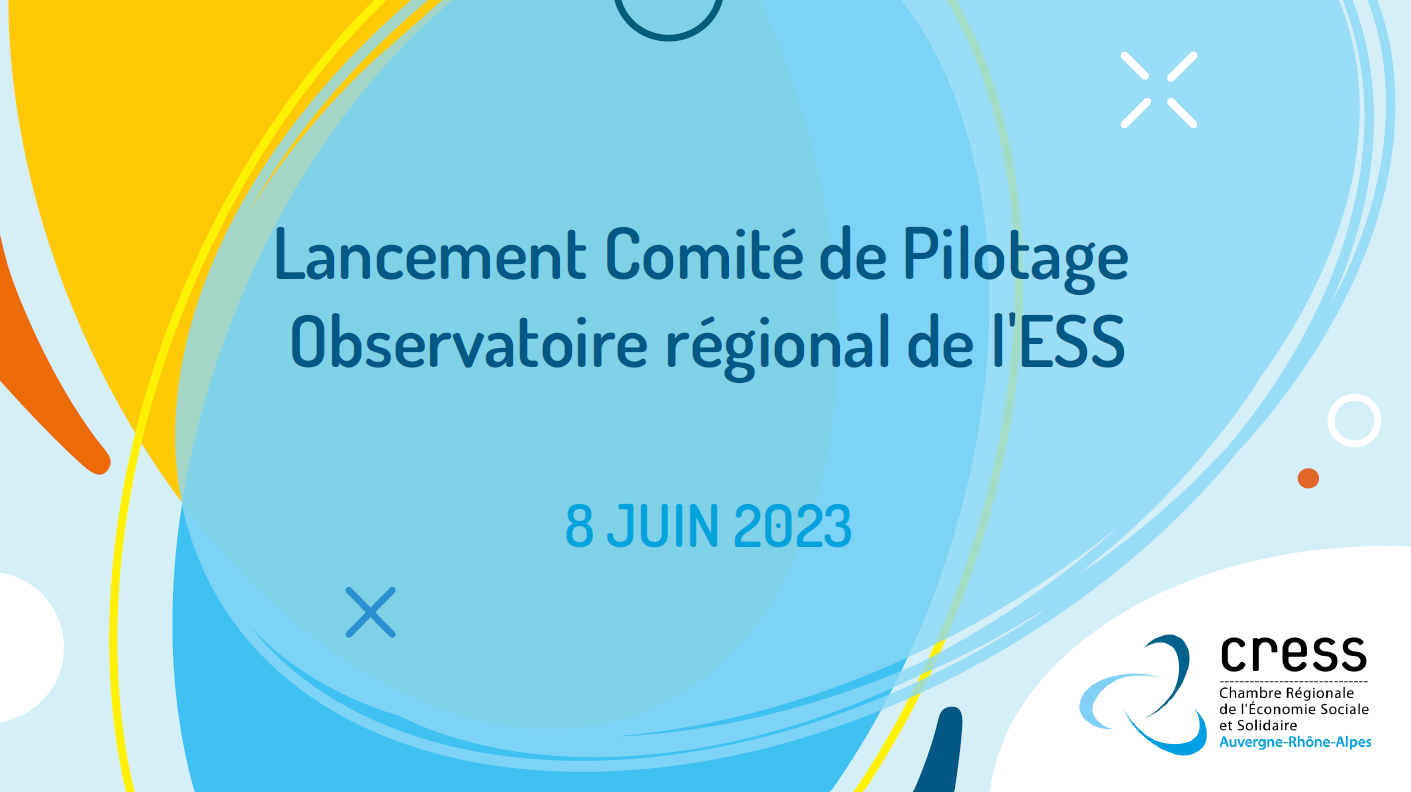 La CRESS lance le 1er comité de pilotage de son observatoire de l&rsquo;ESS (COPIL) et fixe ses premières orientations