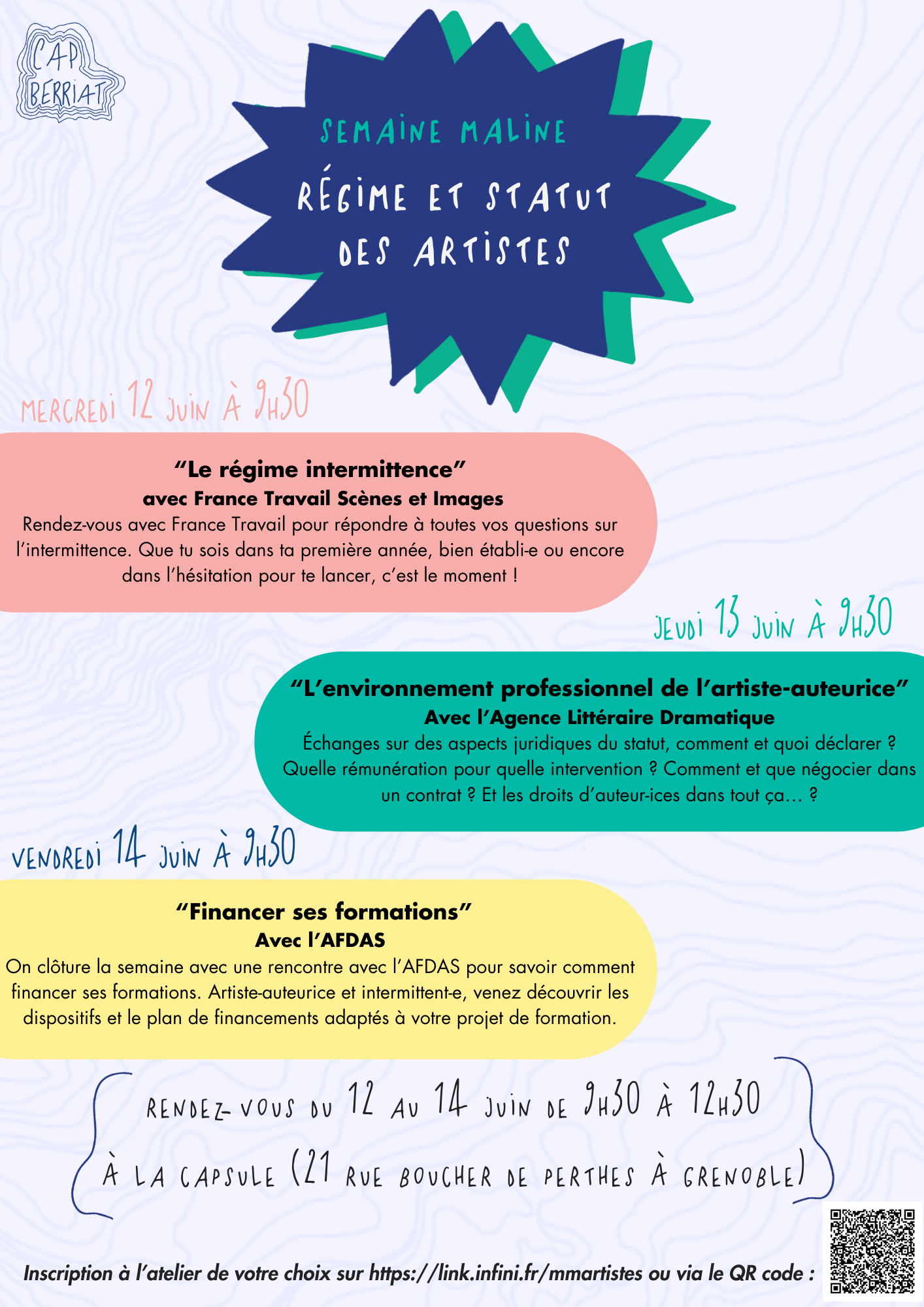 Semaine Maline « Régime et statut des artistes » Semaine Maline « Régime et statut des artistes »