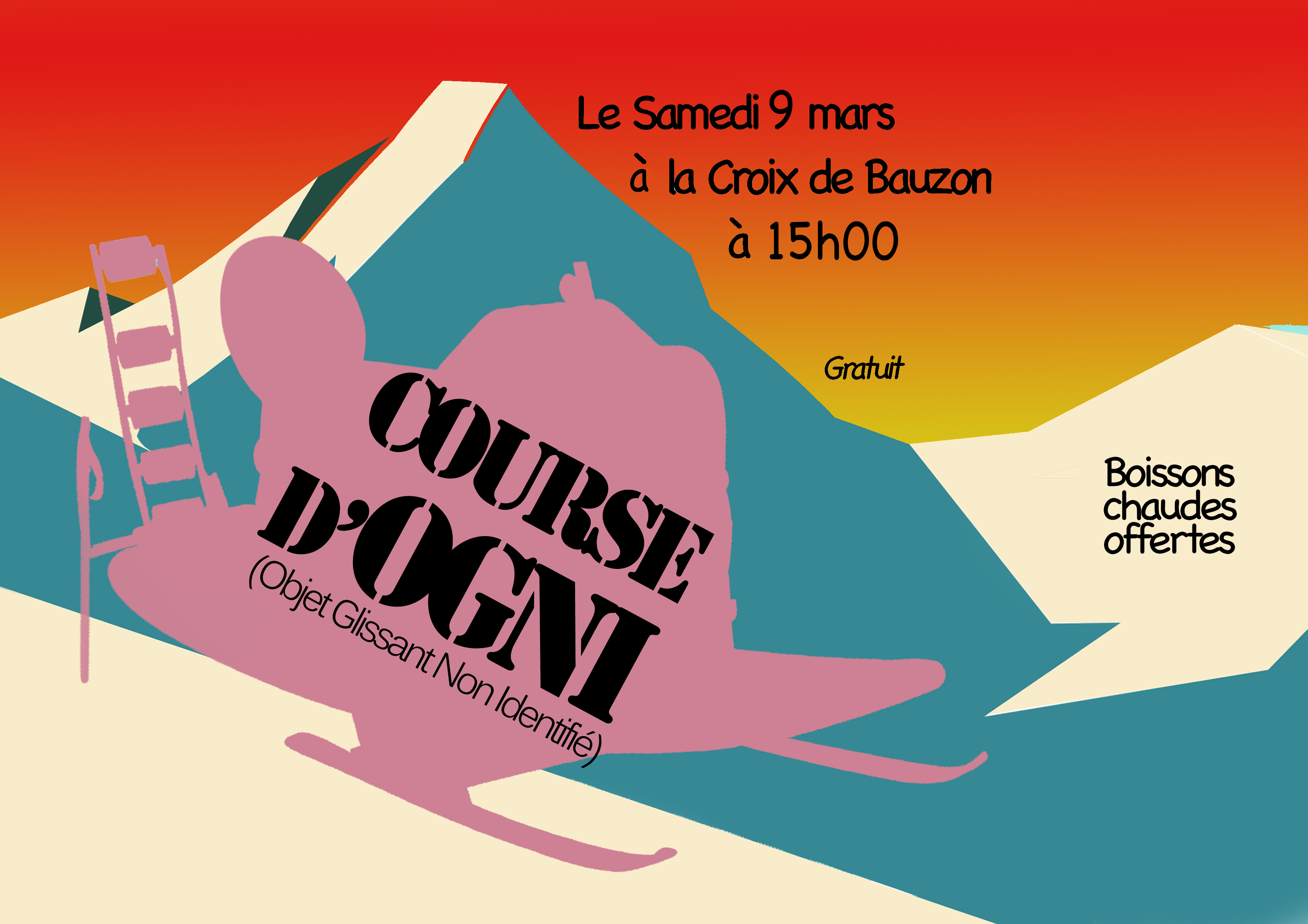 Course d&rsquo;OGNI à La Croix de Bauzon le 9 Mars