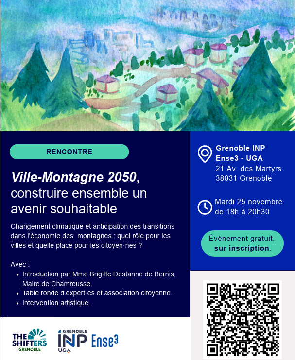 Rencontre Ville-Montagne 2050, construire ensemble un avenir souhaitable Rencontre Ville-Montagne 2050, construire ensemble un avenir souhaitable