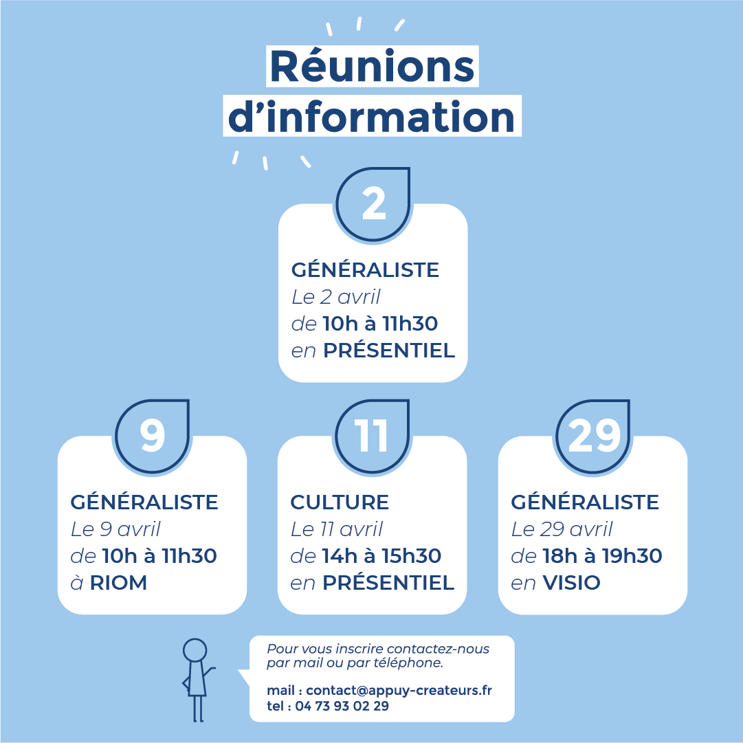 Réunions d’information Réunions d’information