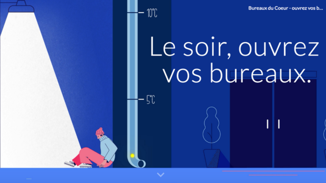 Les bureaux du coeur, une nouvelle solution pour aider les SDF