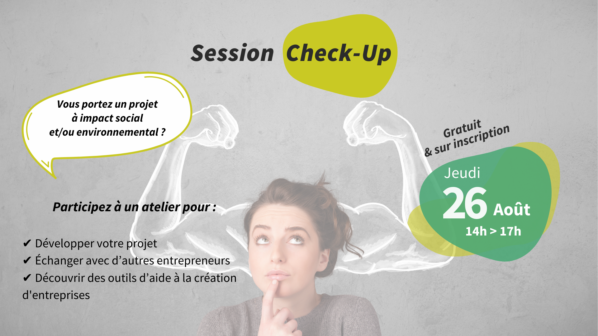 Session Check Up – Un atelier gratuit pour les porteurs de projets auvergnats – Clermont-Ferrand (63)