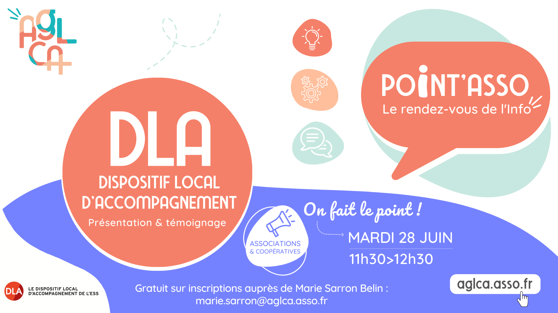 Point&rsquo;Asso spécial DLA – Bourg-en-Bresse (01)