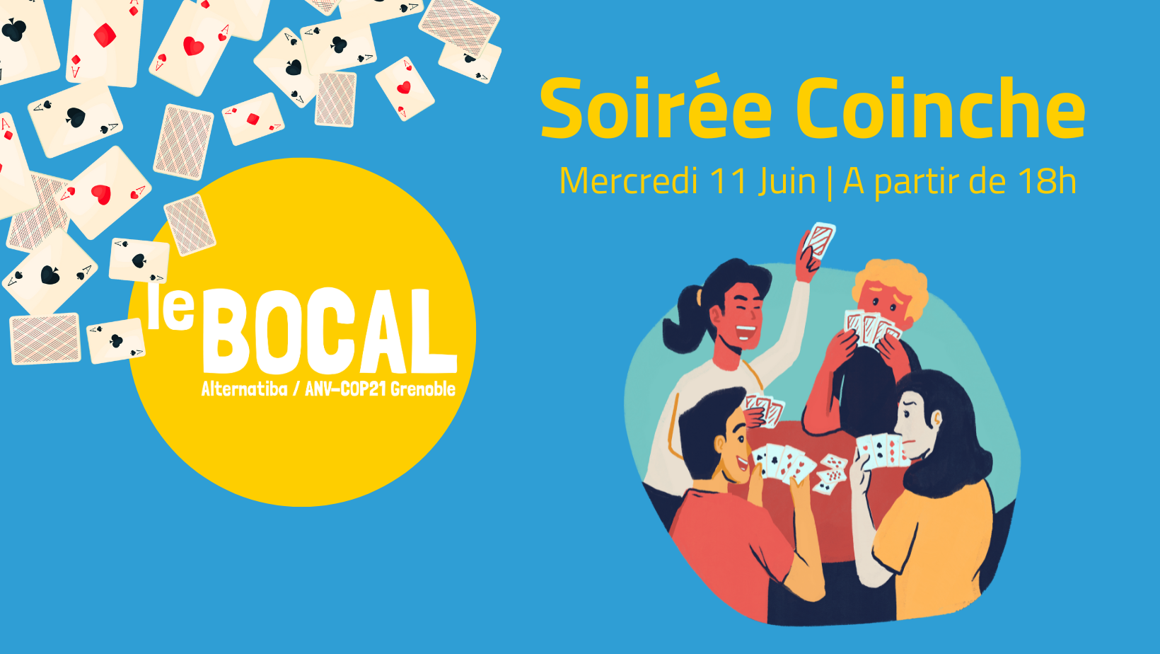 ♣️♦️ Soirée coinche ♠️❤️