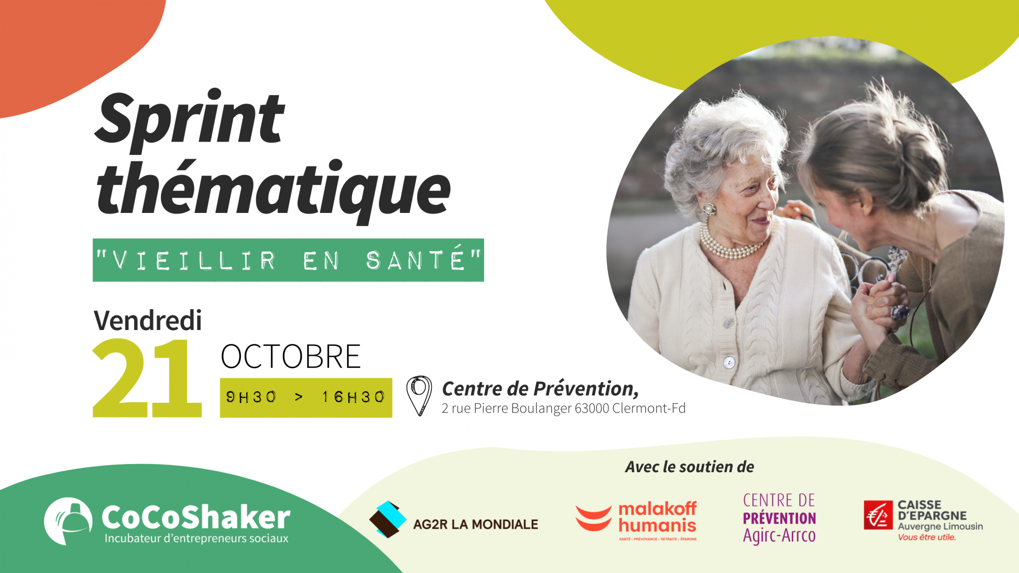 Sprint thématique « Vieillir en santé » – Clermont-Ferrand (63)