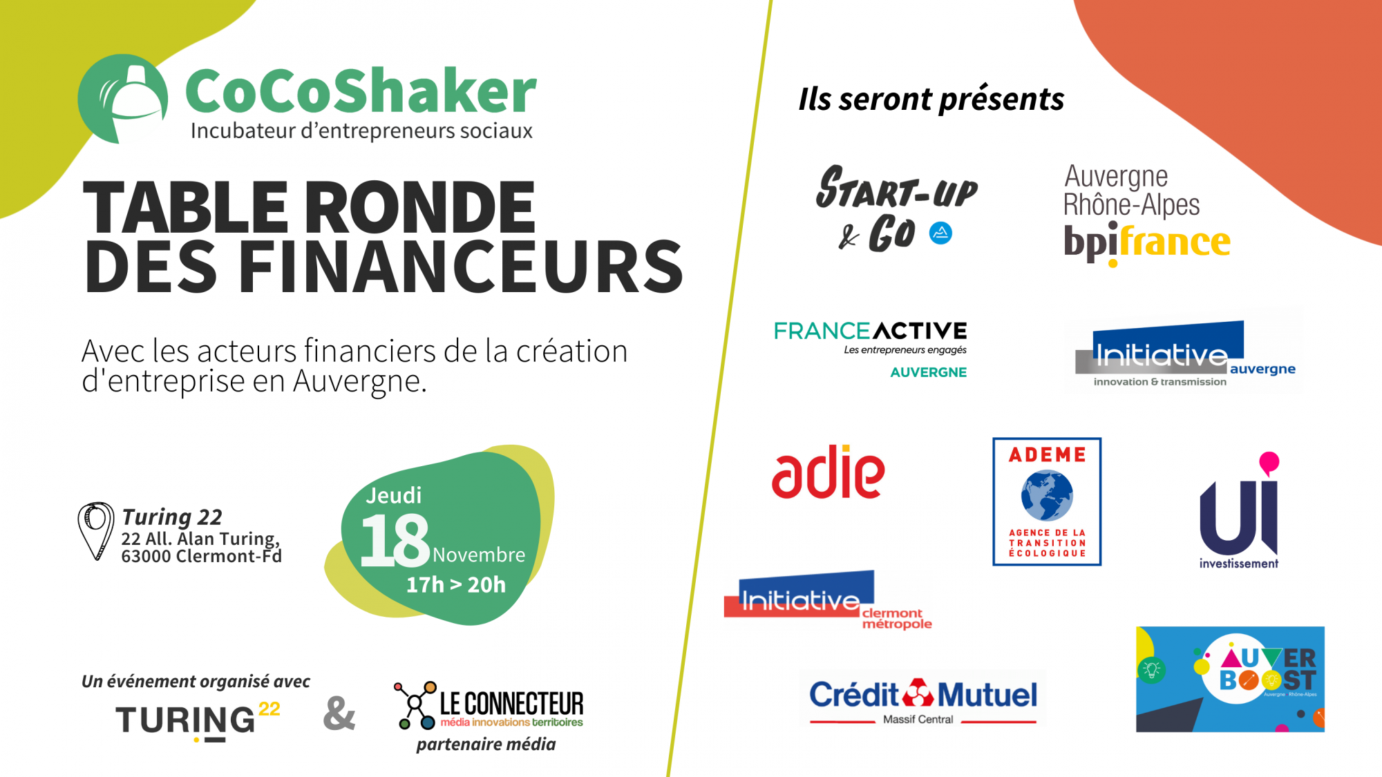 Table-Ronde des Financeurs – Clermont-Ferrand (63)