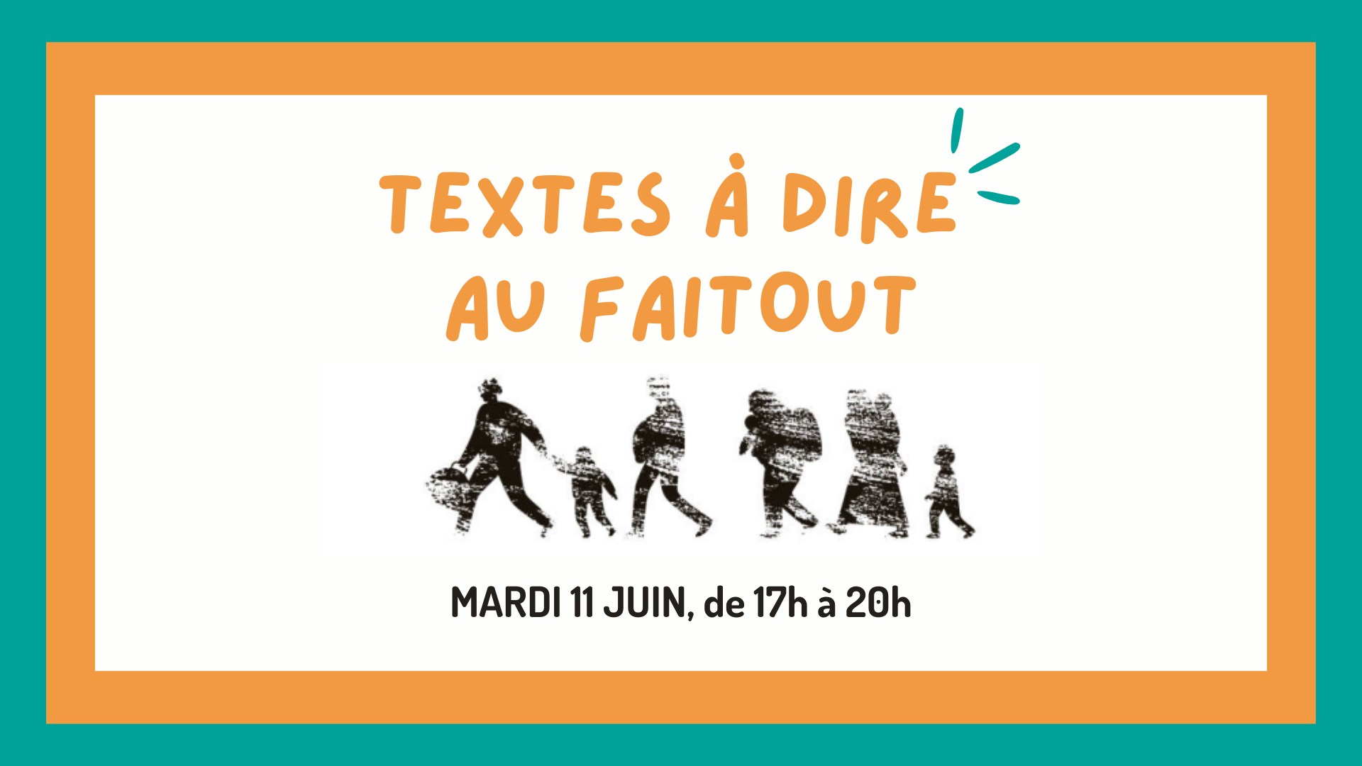 Textes à dire : lectures et spectacle autour de l&rsquo;exil