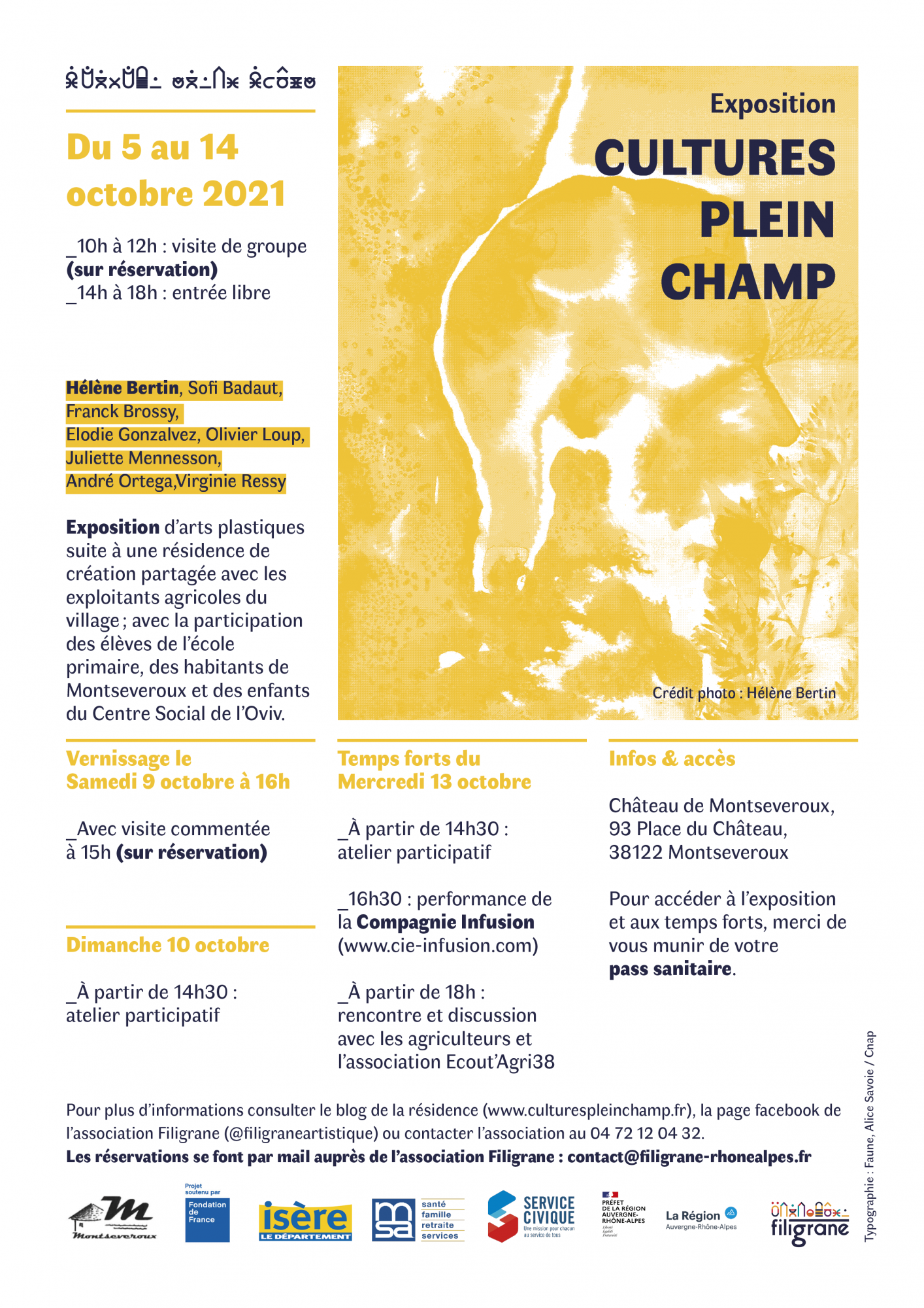 Exposition Cultures Plein Champ – Montseveroux (38)