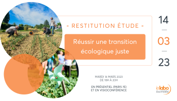 Restitution d&rsquo;étude « Réussir une transition écologique juste