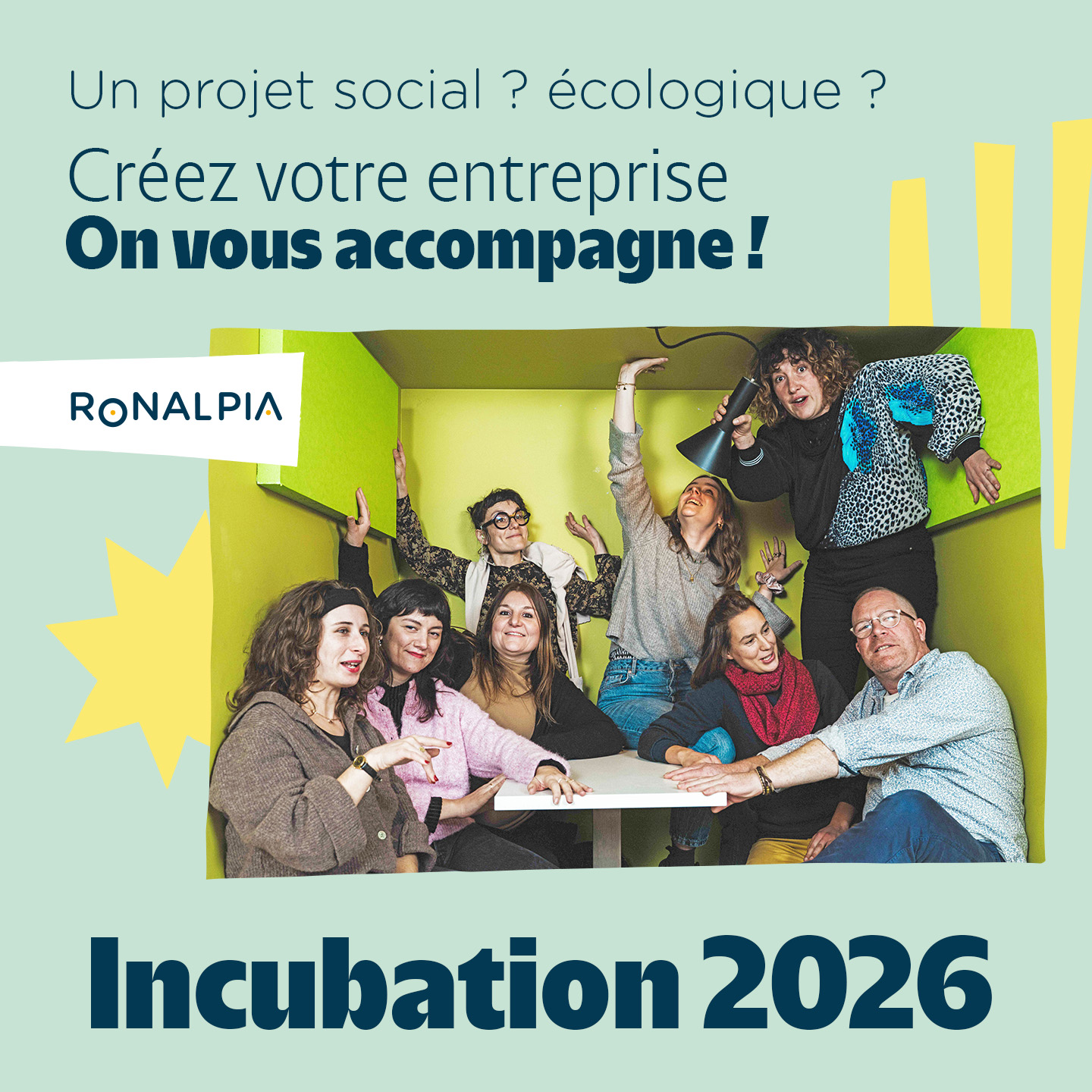 Appel à projets Incubation 2026 – Ronalpia Drôme