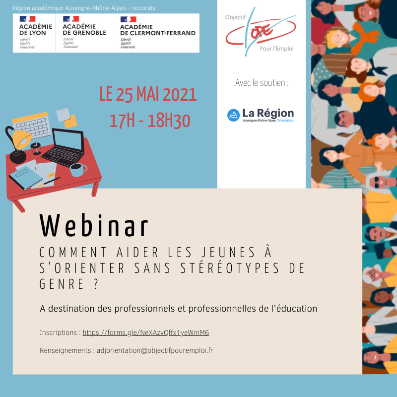 Webinar spécial orientation sans stéréotypes de genre !