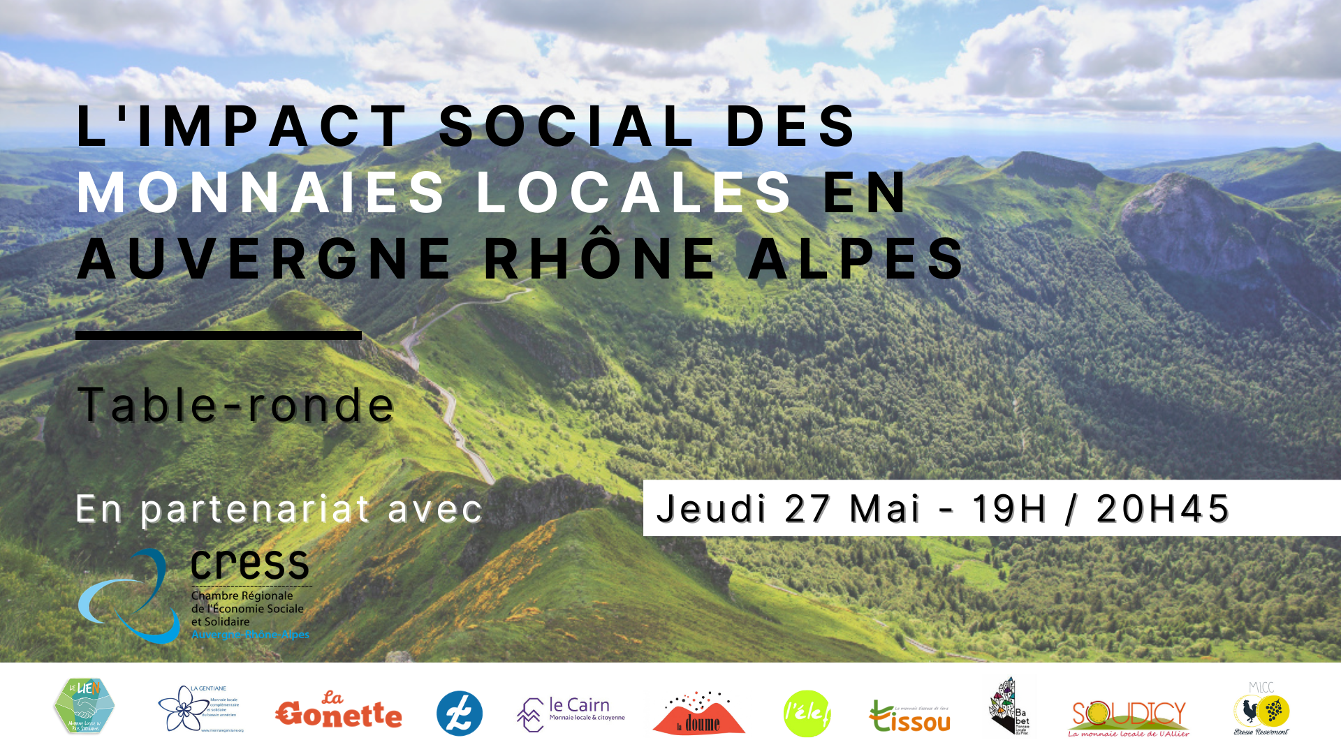 L&rsquo;impact social des monnaies locales en Auvergne Rhône Alpes – En distanciel