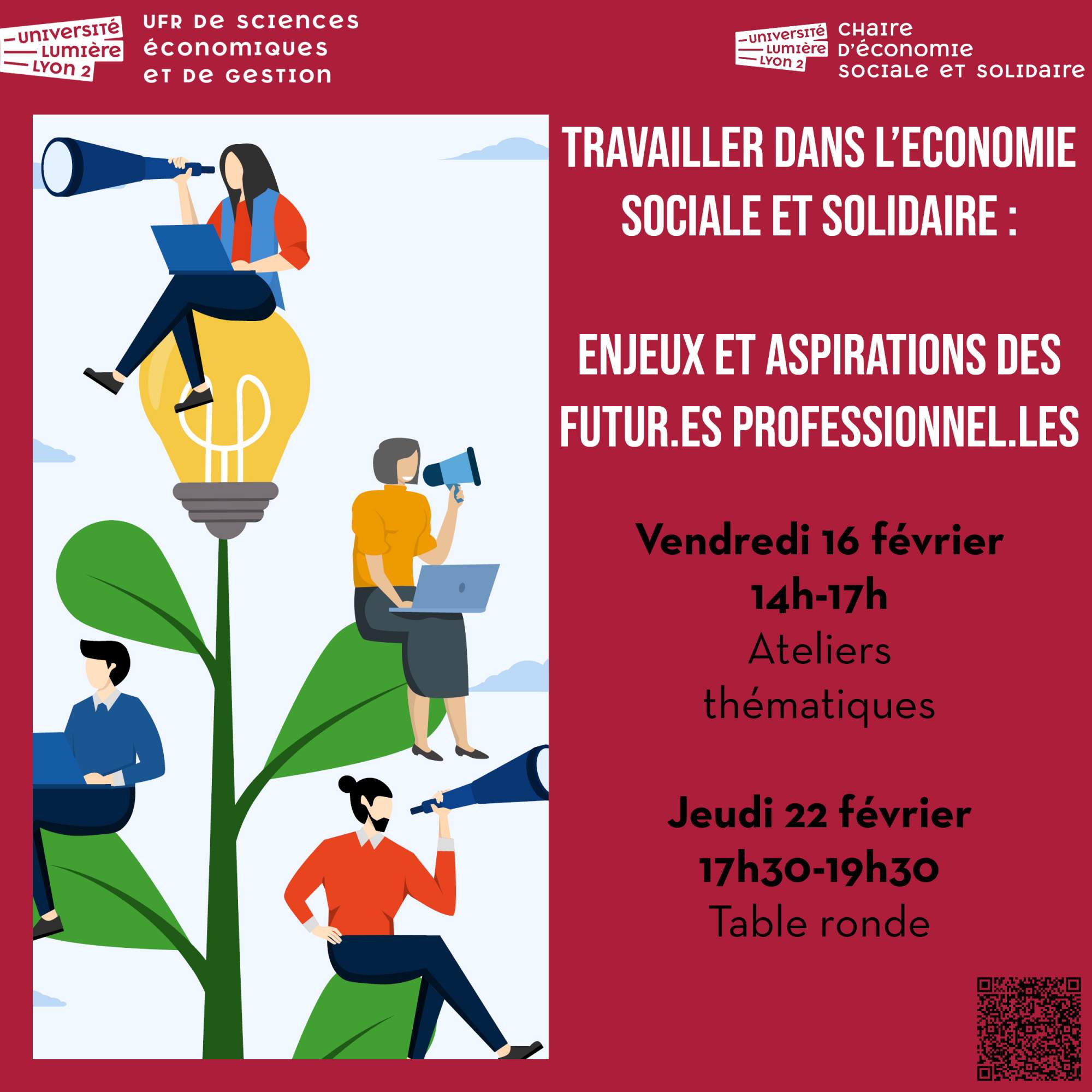 Travailler dans l’Economie Sociale et Solidaire : enjeux et aspirations des futur.es professionnel.les Travailler dans l’Economie Sociale et Solidaire : enjeux et aspirations des futur.es professionnel.les