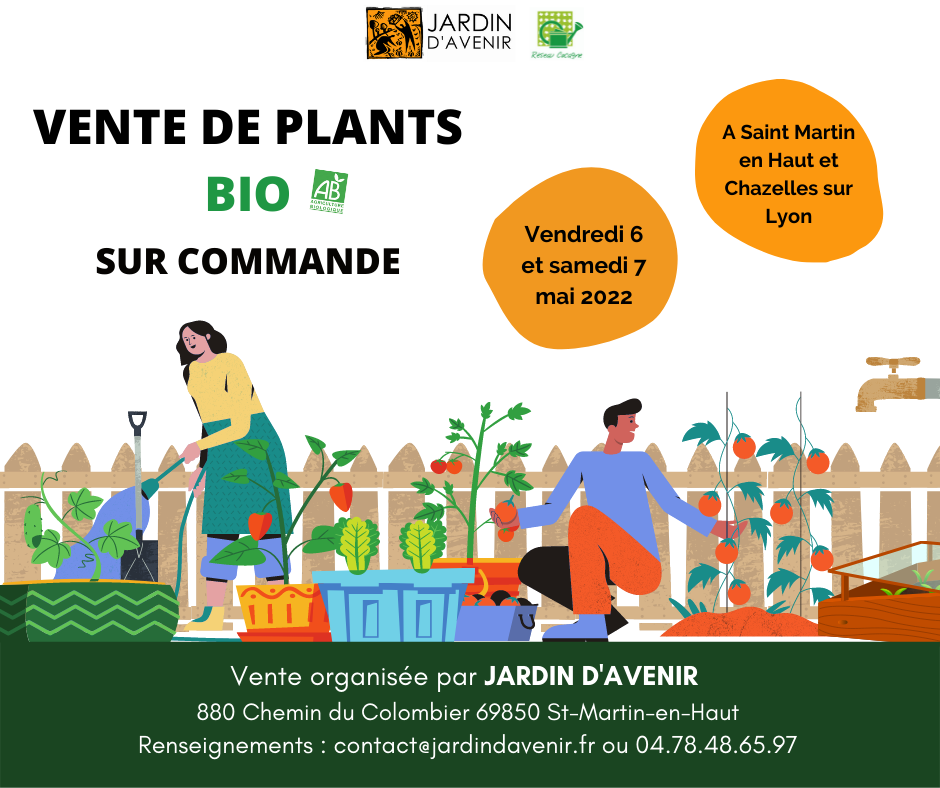 Vente de plants bio solidaire – Saint-Martin-en-Haut (69)
