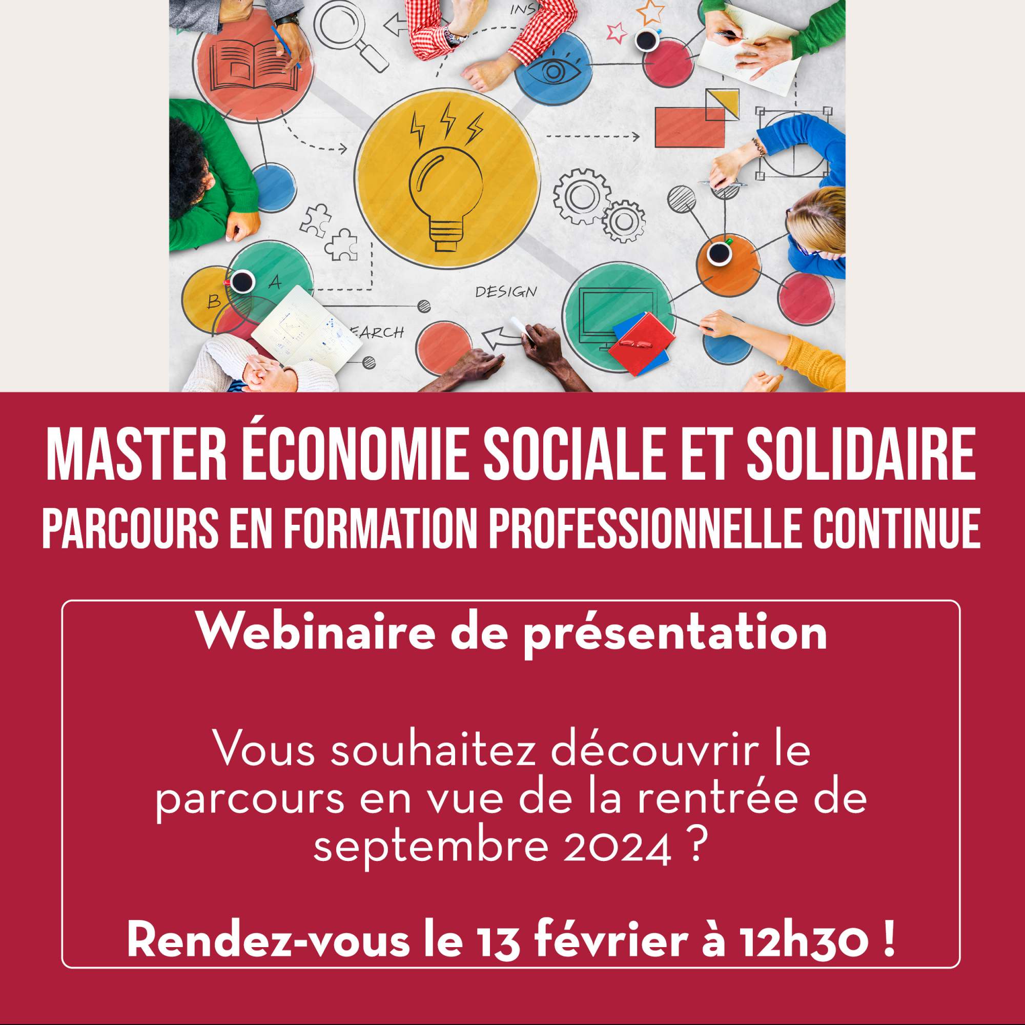 Webinaire de présentation – Master 2 Économie Sociale et Solidaire – Formation Continue Webinaire de présentation – Master 2 Économie Sociale et Solidaire – Formation Continue