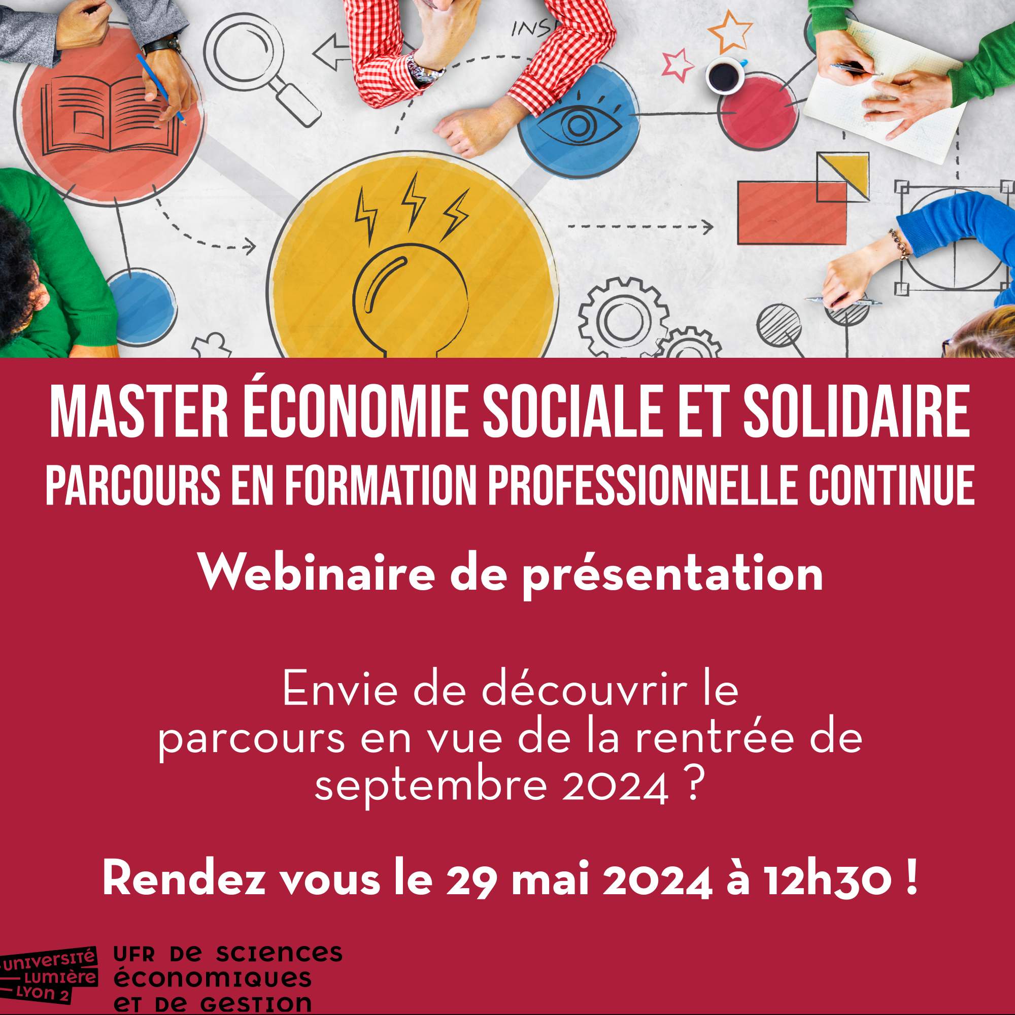 Webinaire de présentation – Master 2 Économie Sociale et Solidaire – Formation Continue Webinaire de présentation – Master 2 Économie Sociale et Solidaire – Formation Continue