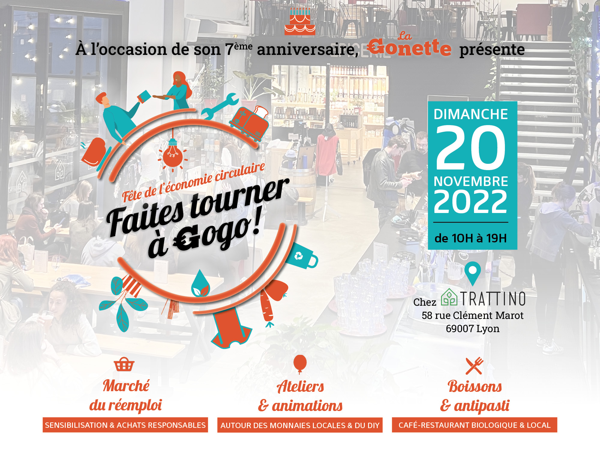 Fête de l’économie circulaire : Faites tourner à gogo ! Fête de l’économie circulaire : Faites tourner à gogo !