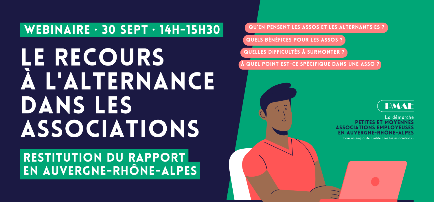 Webinaire de restitution du rapport « Quelle expérience du recours aux contrats d’alternance dans les associations en Auvergne-Rhône-Alpes ? » Webinaire de restitution du rapport « Quelle expérience du recours aux contrats d’alternance dans les associations en Auvergne-Rhône-Alpes ? »