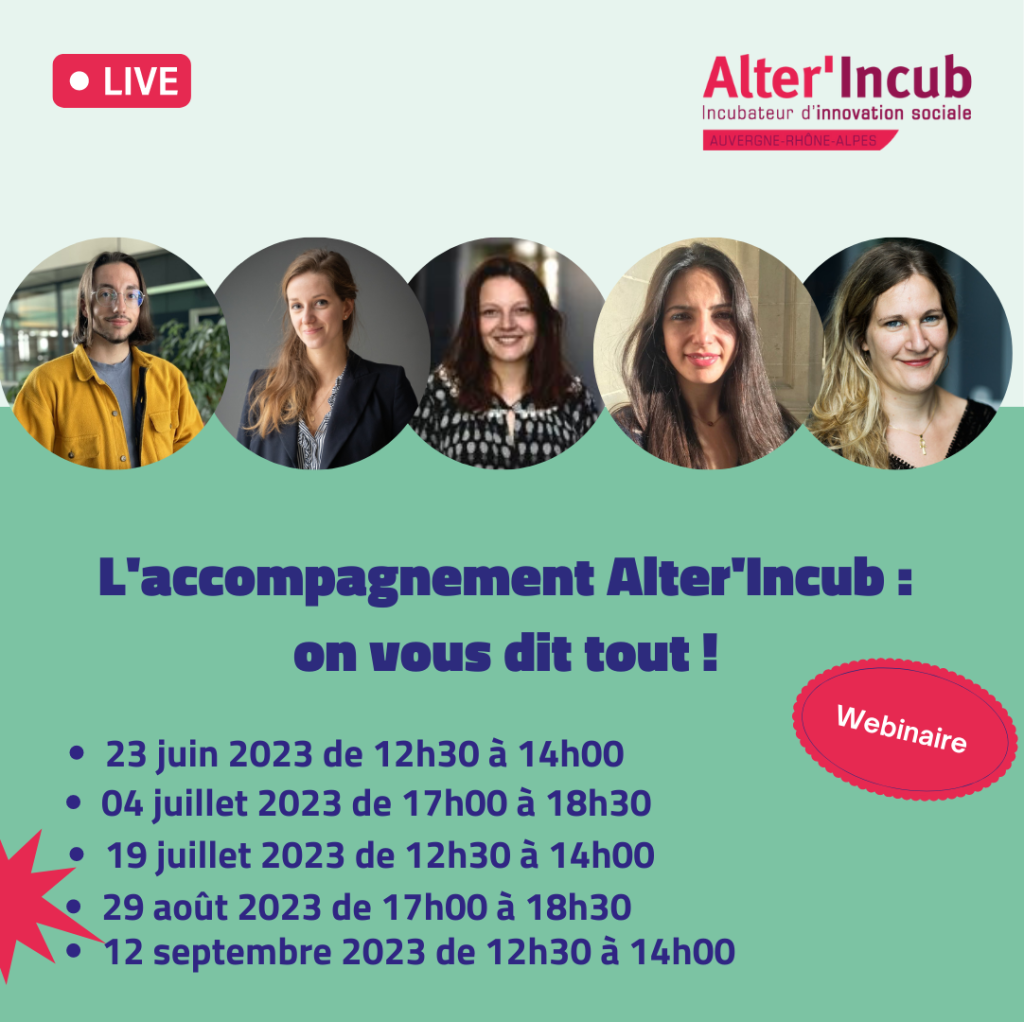 [Webinaire] Appel à projets Alter&rsquo;Incub, c&rsquo;est parti !