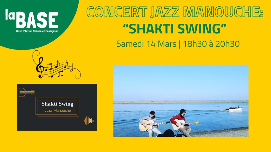 🎶🎷Concert Jazz Manouche :  » SHAKTI SWING « 🎷🎶