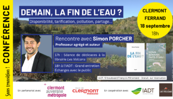 Ressource EAU : Rencontre avec Simon Porcher à Clermont-Ferrand Ressource EAU : Rencontre avec Simon Porcher à Clermont-Ferrand