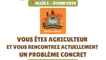 Agrocoherence à la foire de Beaucroissant