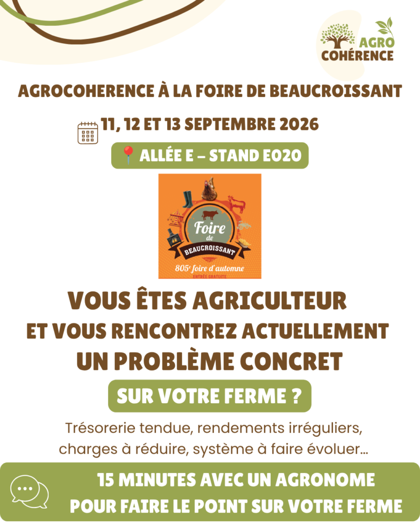 Agrocoherence à la foire de Beaucroissant