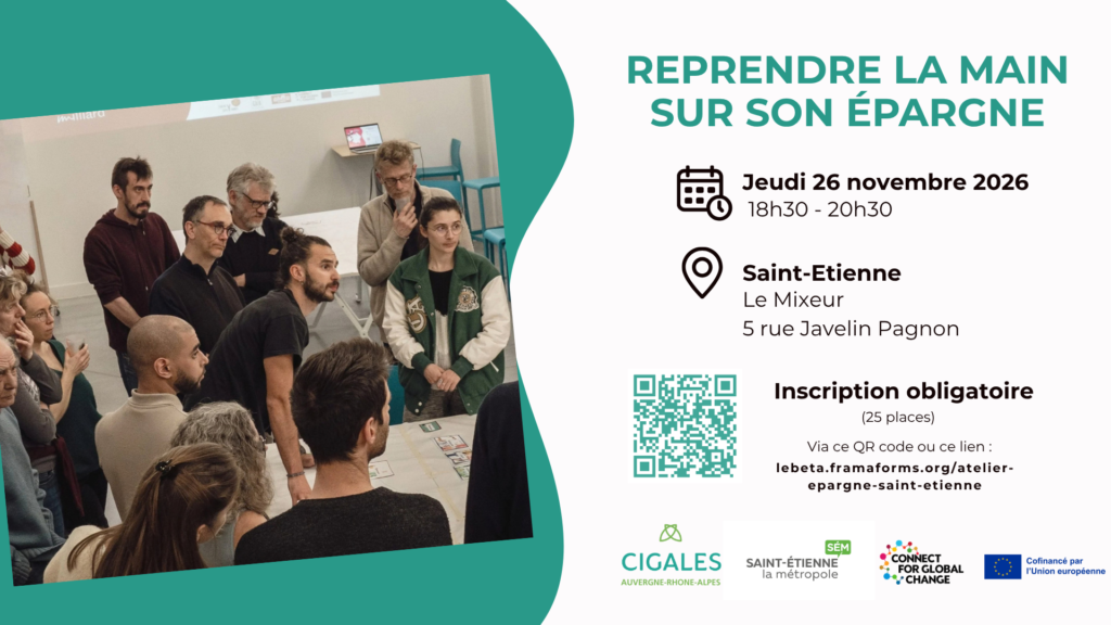 Atelier « Reprendre la main sur son épargne »