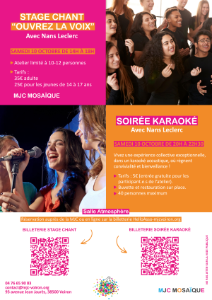 Stage Chant / Karaoké accoustique
