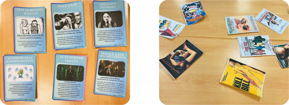 Fresque des images féministes